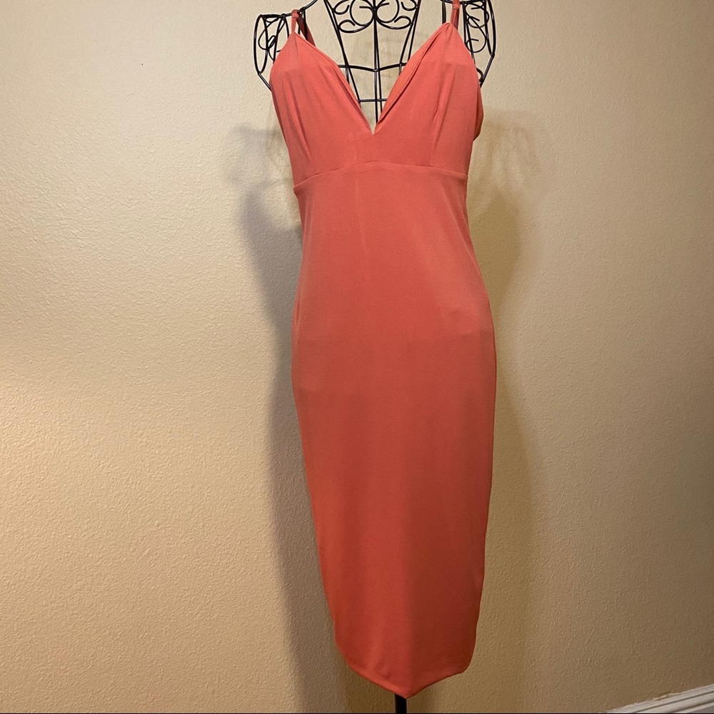 Rust colored women’s dress
